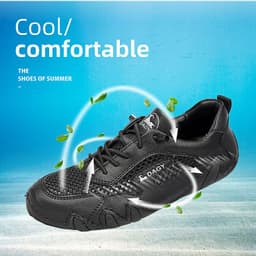 image-High Quality Flats Mesh Shoes Outdoor Casual Summer Breathable Sports Sandals Women Men