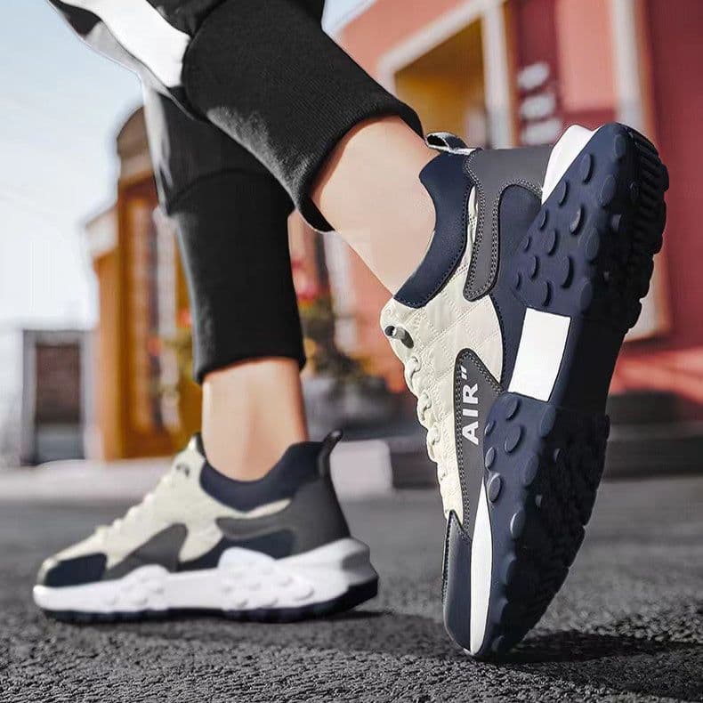 image-Running Sports Shoes Men Breathable Lightweight Non-slip Outdoor Sneakers