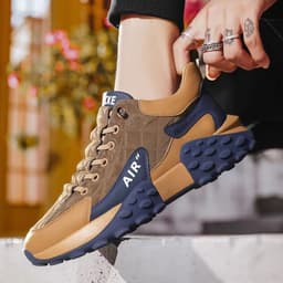image-Running Sports Shoes Men Breathable Lightweight Non-slip Outdoor Sneakers