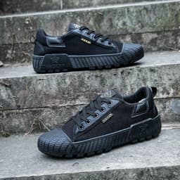 image-Men's Construction Site Labor Shoes, Wear-resistant And Breathable Canvas