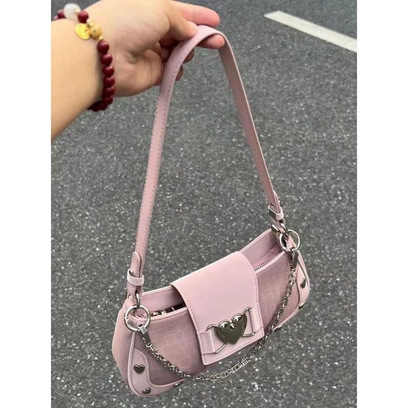 image-Hot Girl Underarm Bag Sweet Girl Versatile Niche Design