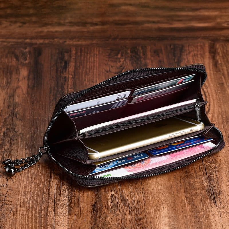 image-Retro Rub Colored New Skeleton-skin Ladies Zipper Bag