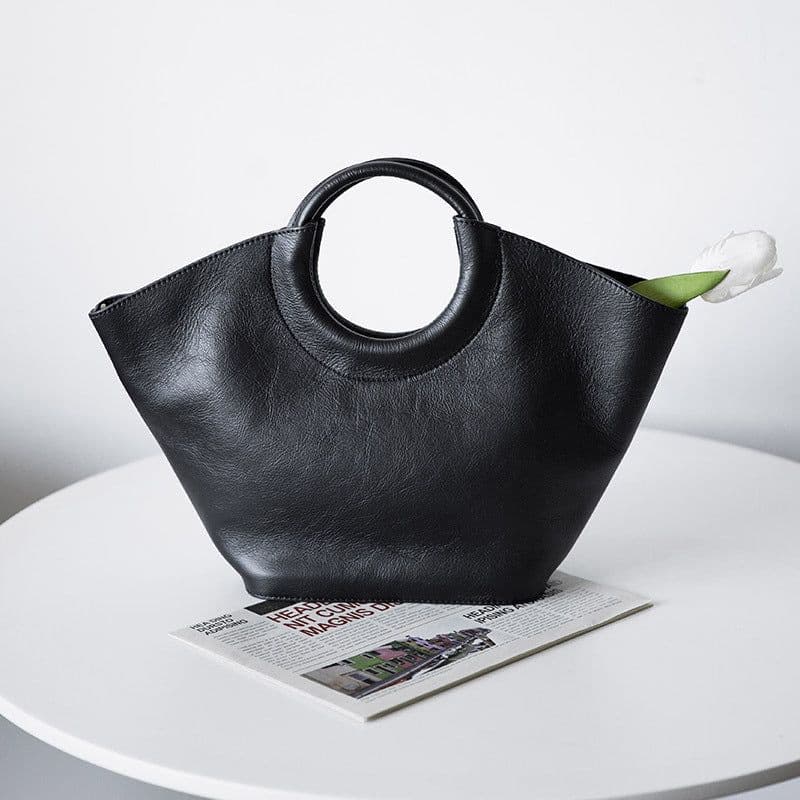 image-Handbag Leather Shoulder Crossbody