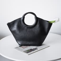 image-Handbag Leather Shoulder Crossbody