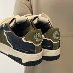 image-Fashion Denim Blue Casual Sneakers