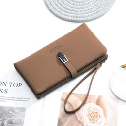 image-Long Female Wallet Simple Clutch