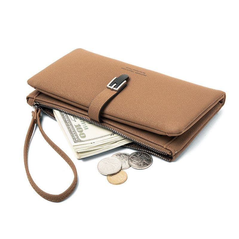 image-Long Female Wallet Simple Clutch