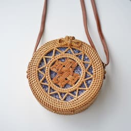 image-Fashion Personality Retro Rattan Weave Bag