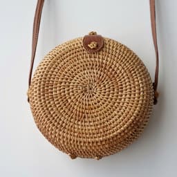 image-Fashion Personality Retro Rattan Weave Bag