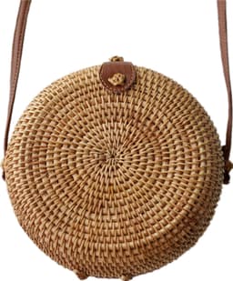 image-Fashion Personality Retro Rattan Weave Bag