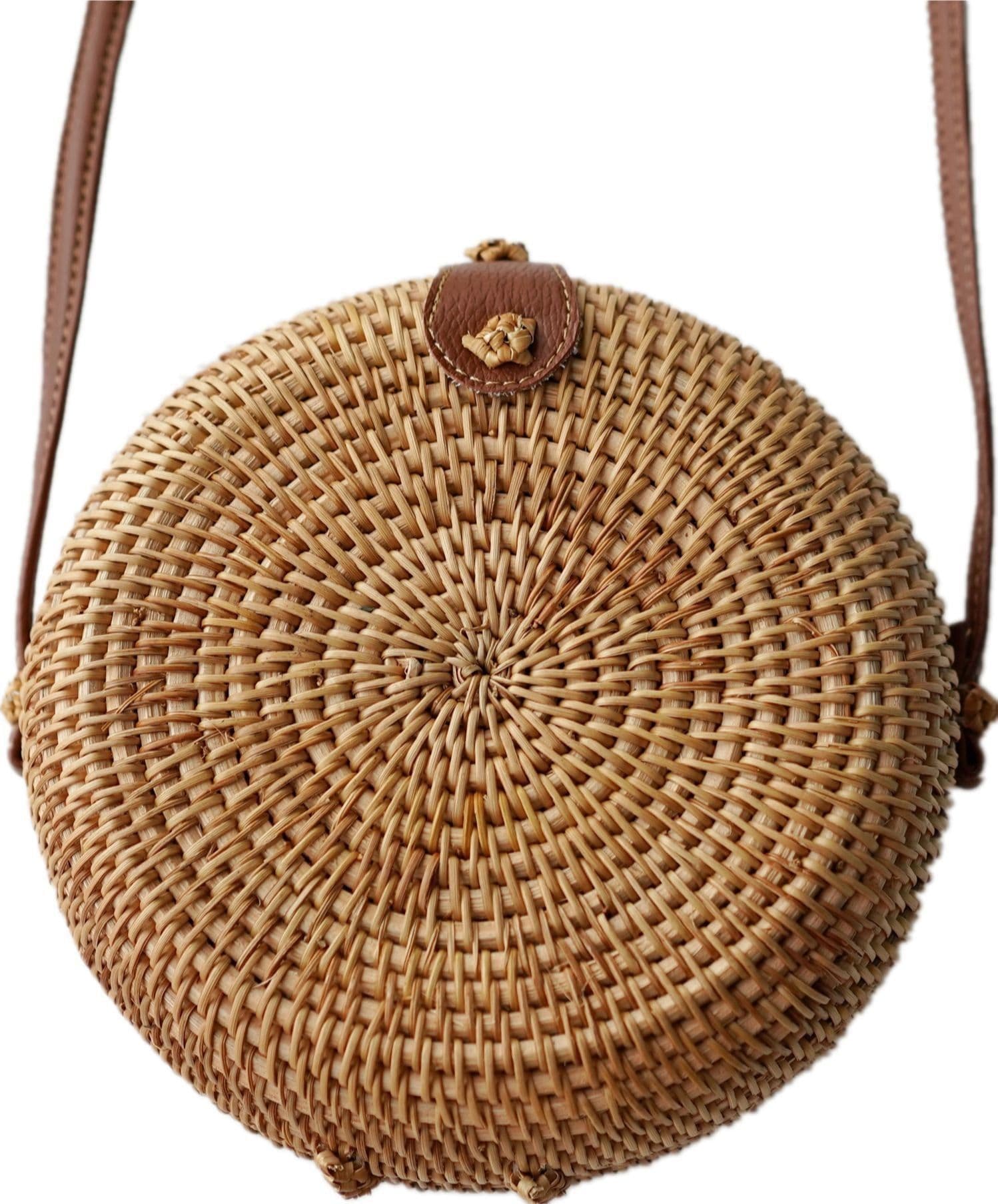 image-Fashion Personality Retro Rattan Weave Bag