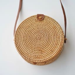 image-Fashion Personality Retro Rattan Weave Bag