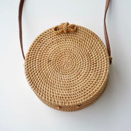 image-Fashion Personality Retro Rattan Weave Bag