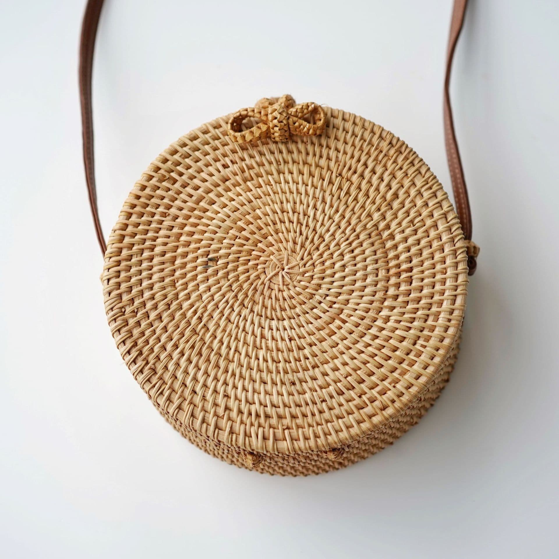 image-Fashion Personality Retro Rattan Weave Bag