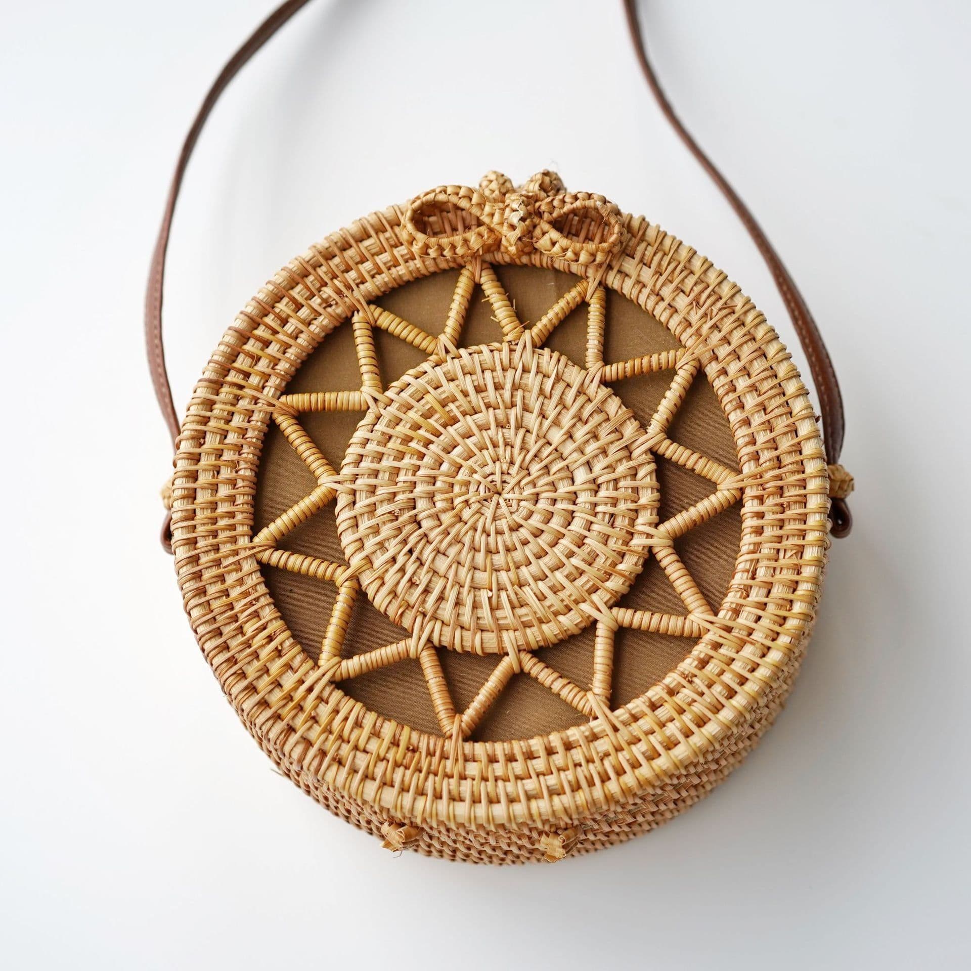 image-Fashion Personality Retro Rattan Weave Bag