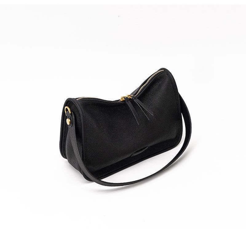 image-Casual Fashion Underarm Bag New Genuine Leather