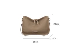 image-Casual Fashion Underarm Bag New Genuine Leather