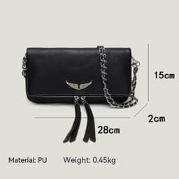 image-Dustproof Bag Large Capacity Fashion Chain Portable Shoulder Bag