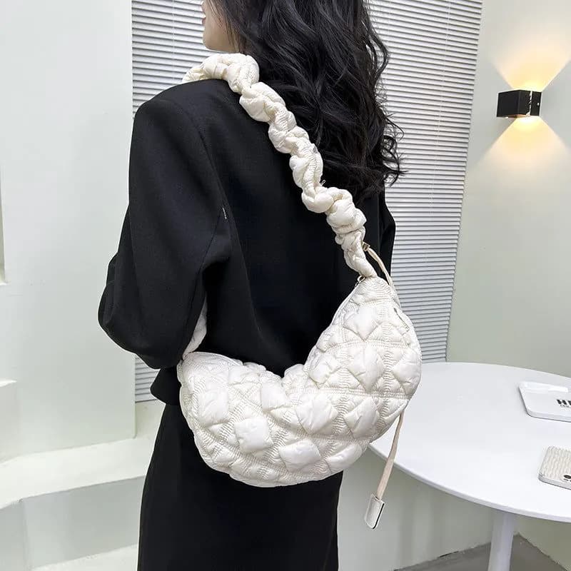 image-Women's Cloud Underarm Bag Casual Shoulder Messenger Bag
