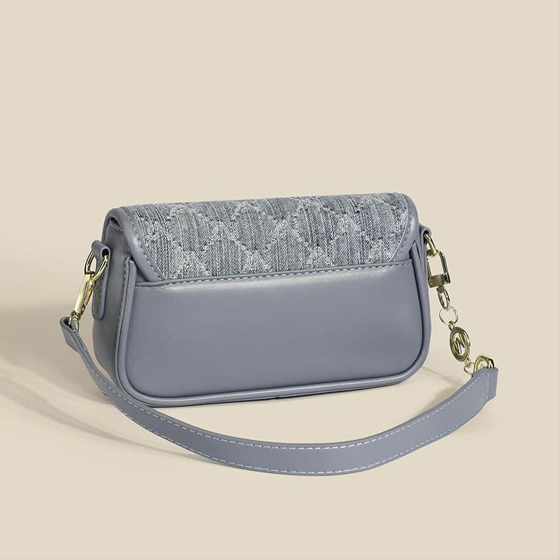 image-Women's Fashion Denim Underarm Bag Shoulder Chain Messenger Bag