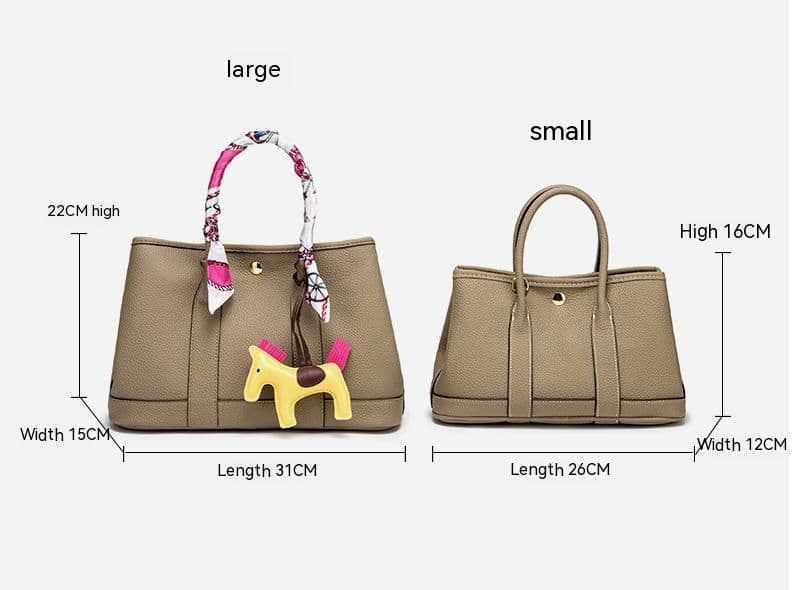 image-Large Capacity Wide Shoulder Strap Cross Body Bucket Bag
