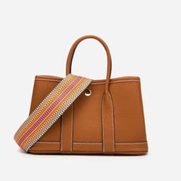 image-Large Capacity Wide Shoulder Strap Cross Body Bucket Bag