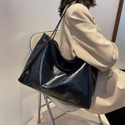 image-Vintage Shoulder Bags For Women Large Capacity Handbag Tote Bag