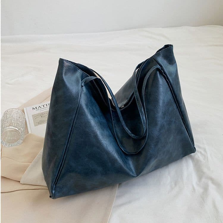 image-Vintage Shoulder Bags For Women Large Capacity Handbag Tote Bag