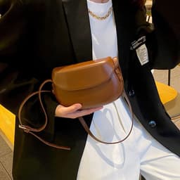 image-Candy Color Cute Shell Bag Ins Fashion Saddle Bags Women Shoulder Messenger Bag