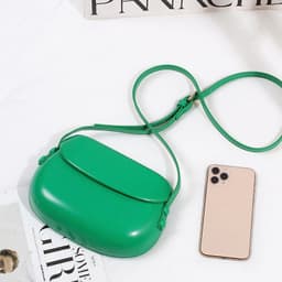 image-Candy Color Cute Shell Bag Ins Fashion Saddle Bags Women Shoulder Messenger Bag