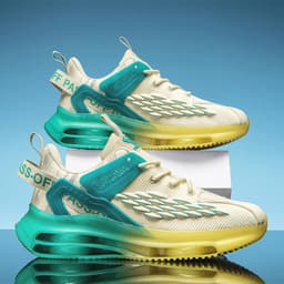 image-Men's Mesh Leisure Running Shoes Air Cushion Daddy Tide Shoes