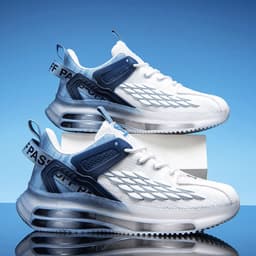 image-Men's Mesh Leisure Running Shoes Air Cushion Daddy Tide Shoes