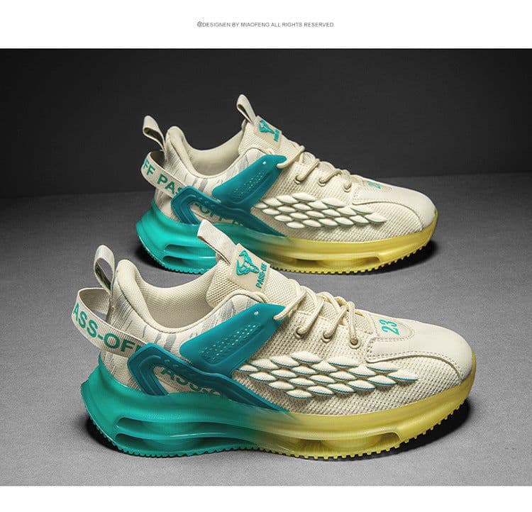 image-Men's Mesh Leisure Running Shoes Air Cushion Daddy Tide Shoes