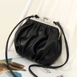 image-Pleated Fashion Shoulder Women's Cross-body Bag