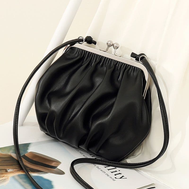 image-Pleated Fashion Shoulder Women's Cross-body Bag