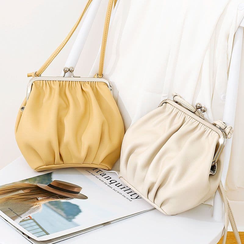 image-Pleated Fashion Shoulder Women's Cross-body Bag