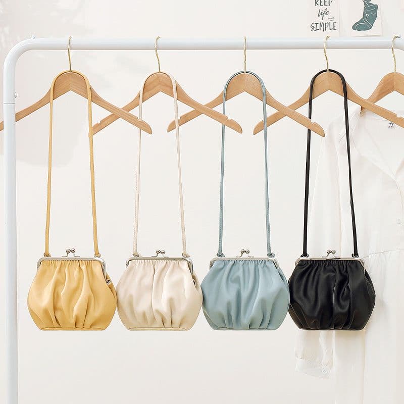 image-Pleated Fashion Shoulder Women's Cross-body Bag