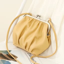 image-Pleated Fashion Shoulder Women's Cross-body Bag