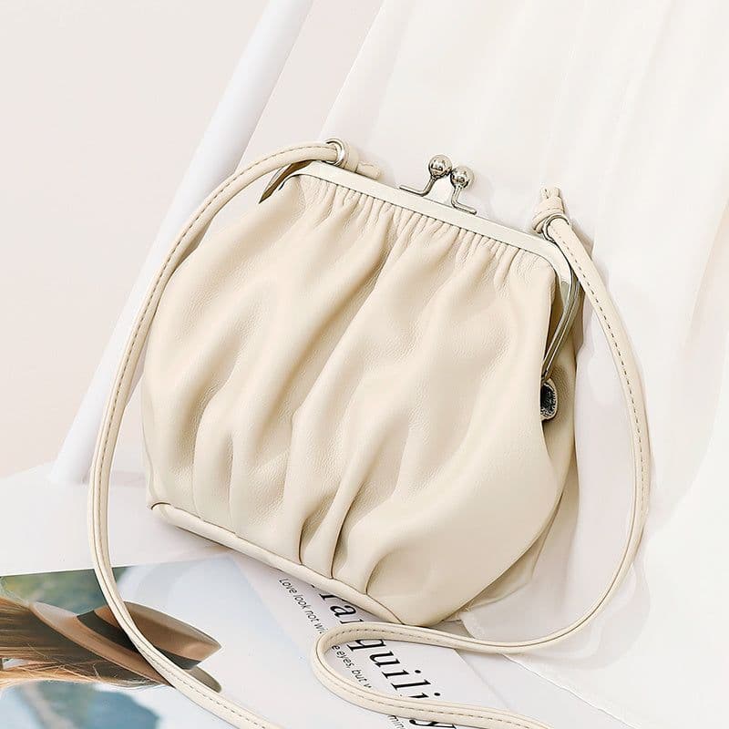image-Pleated Fashion Shoulder Women's Cross-body Bag