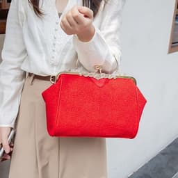 image-Fashion Women's Lace Handbag Large Capacity