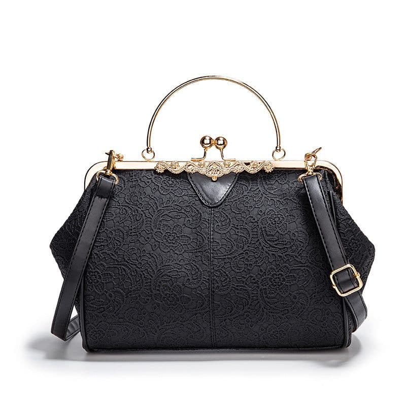 image-Fashion Women's Lace Handbag Large Capacity