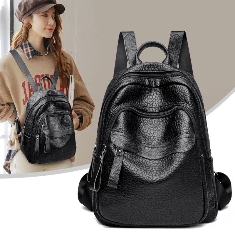 image-Women's Backpack New Korean Style Versatile Fashion