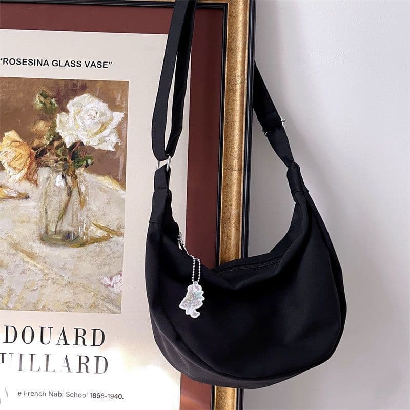 image-Women's Fashion Simple Solid Color Crossbody Bag