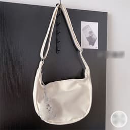image-Women's Fashion Simple Solid Color Crossbody Bag
