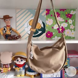image-Women's Fashion Simple Solid Color Crossbody Bag