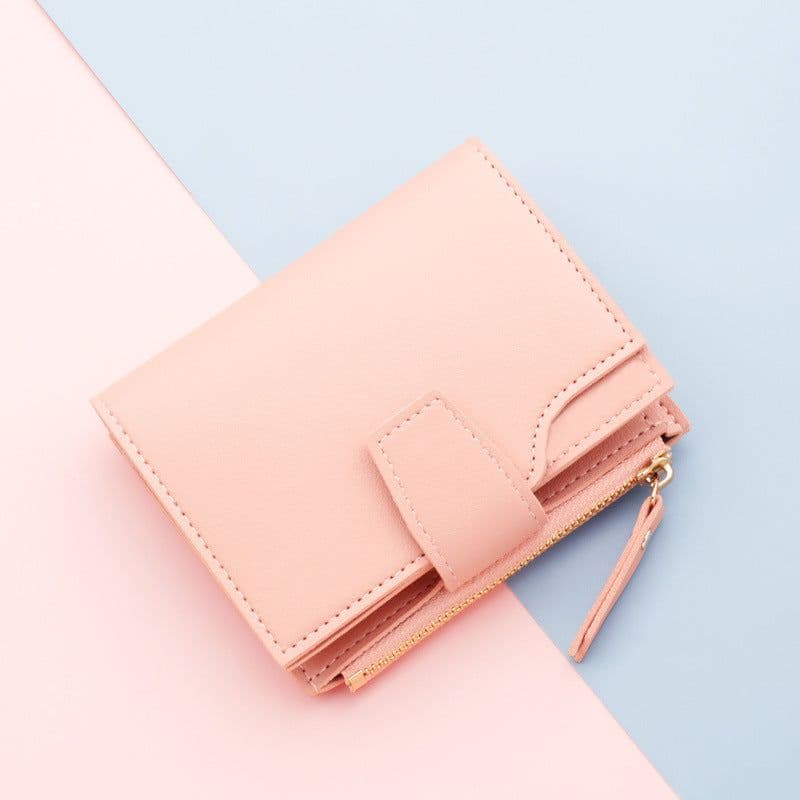 image-Short Multiple Card Slots Women's Wallet With Zipper