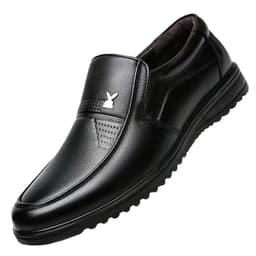 image-Men's Fashionable Casual Breathable Leather Shoes