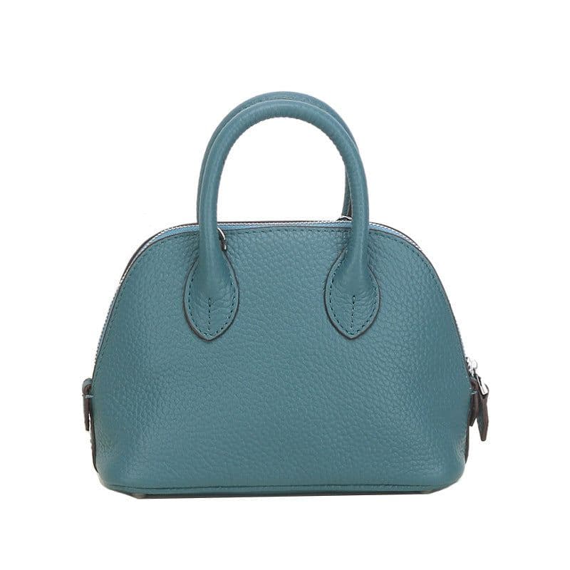 image-Women's Crossbody Genuine Leather Simple Shoulder Bag