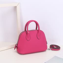 image-Women's Crossbody Genuine Leather Simple Shoulder Bag