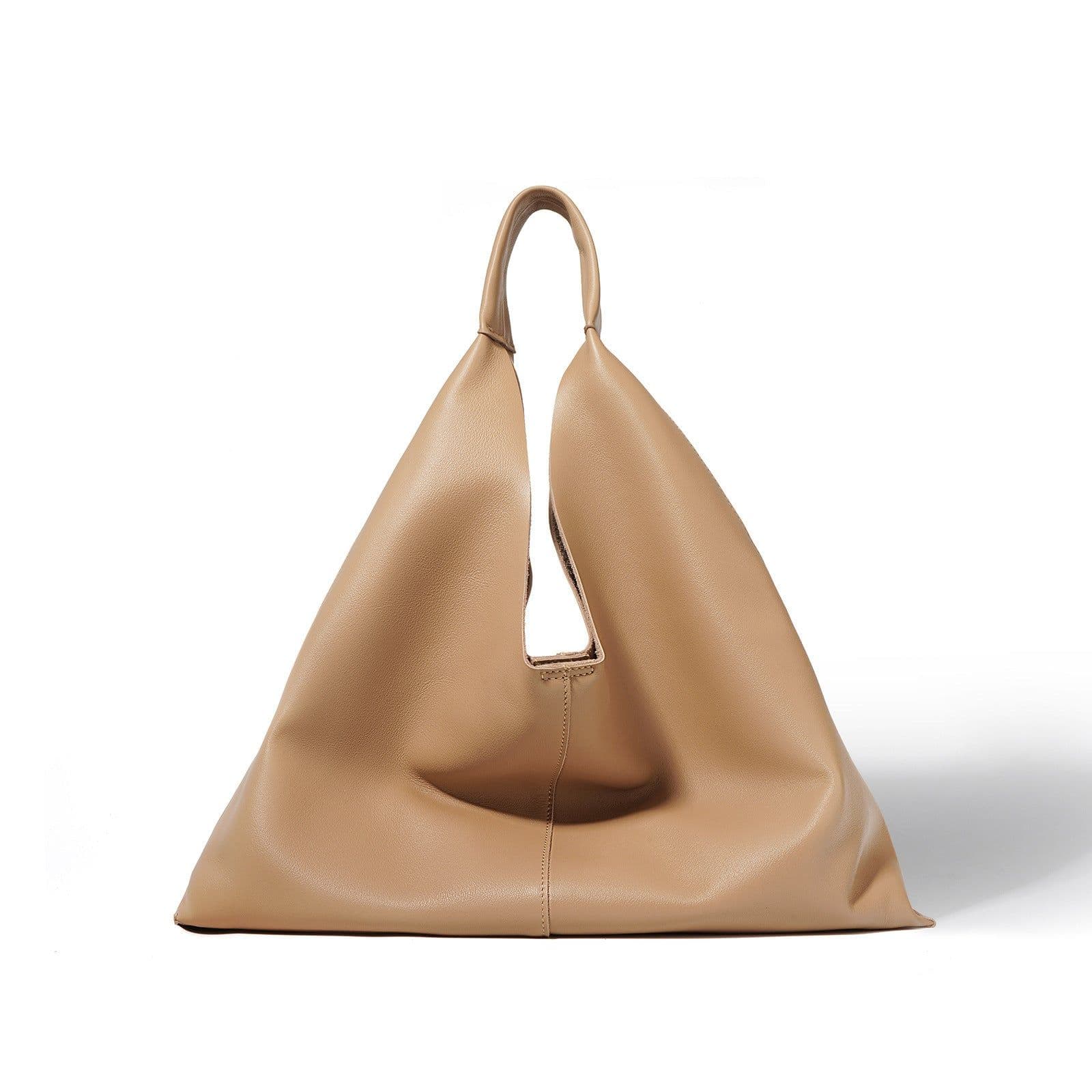 image-Leather Tote Women's Idle Style Casual Handbag Soft Leather Shoulder Bag